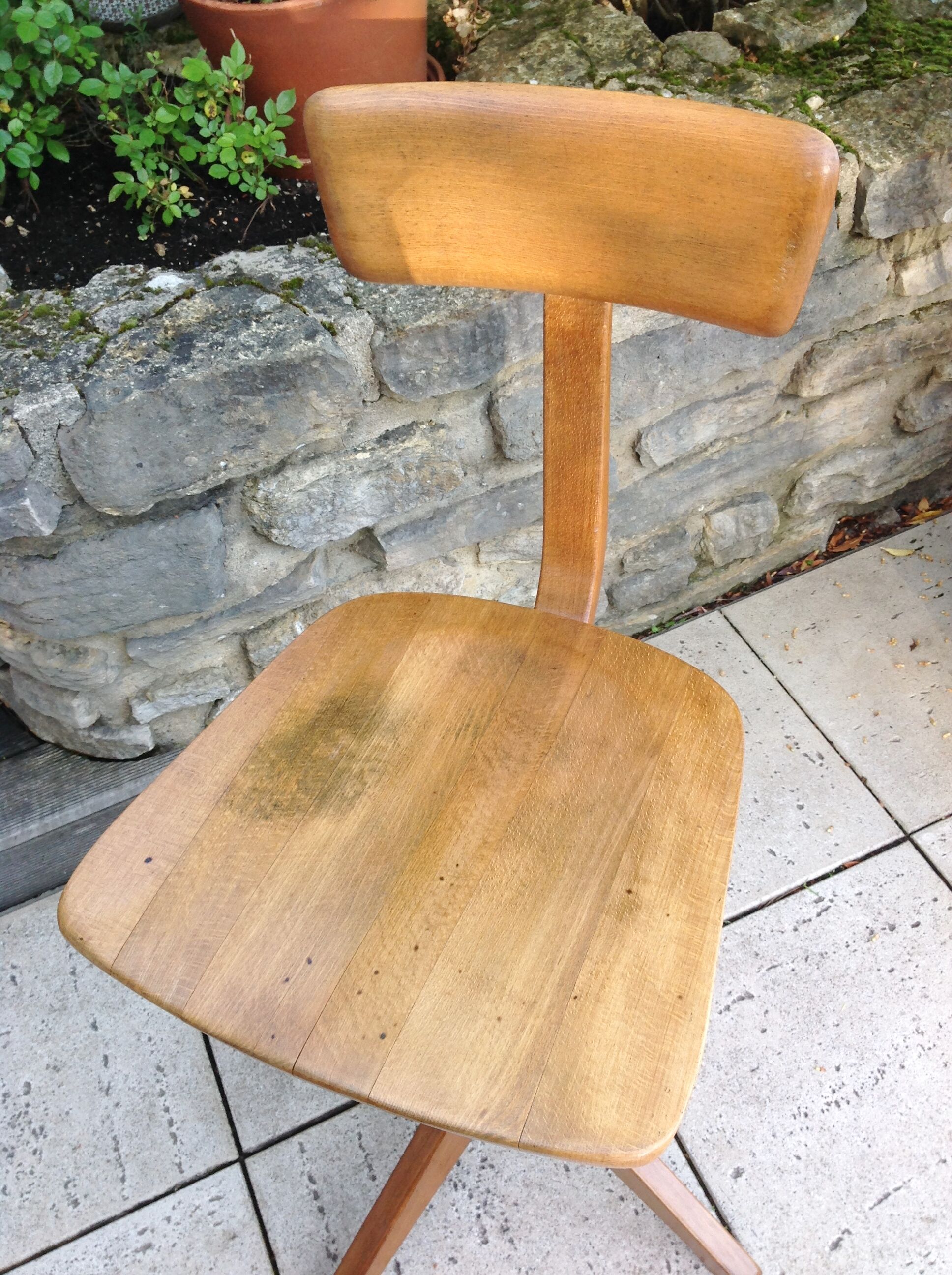 Industrial style swivel chair by Sedus Stoll / vintage 50s-60s