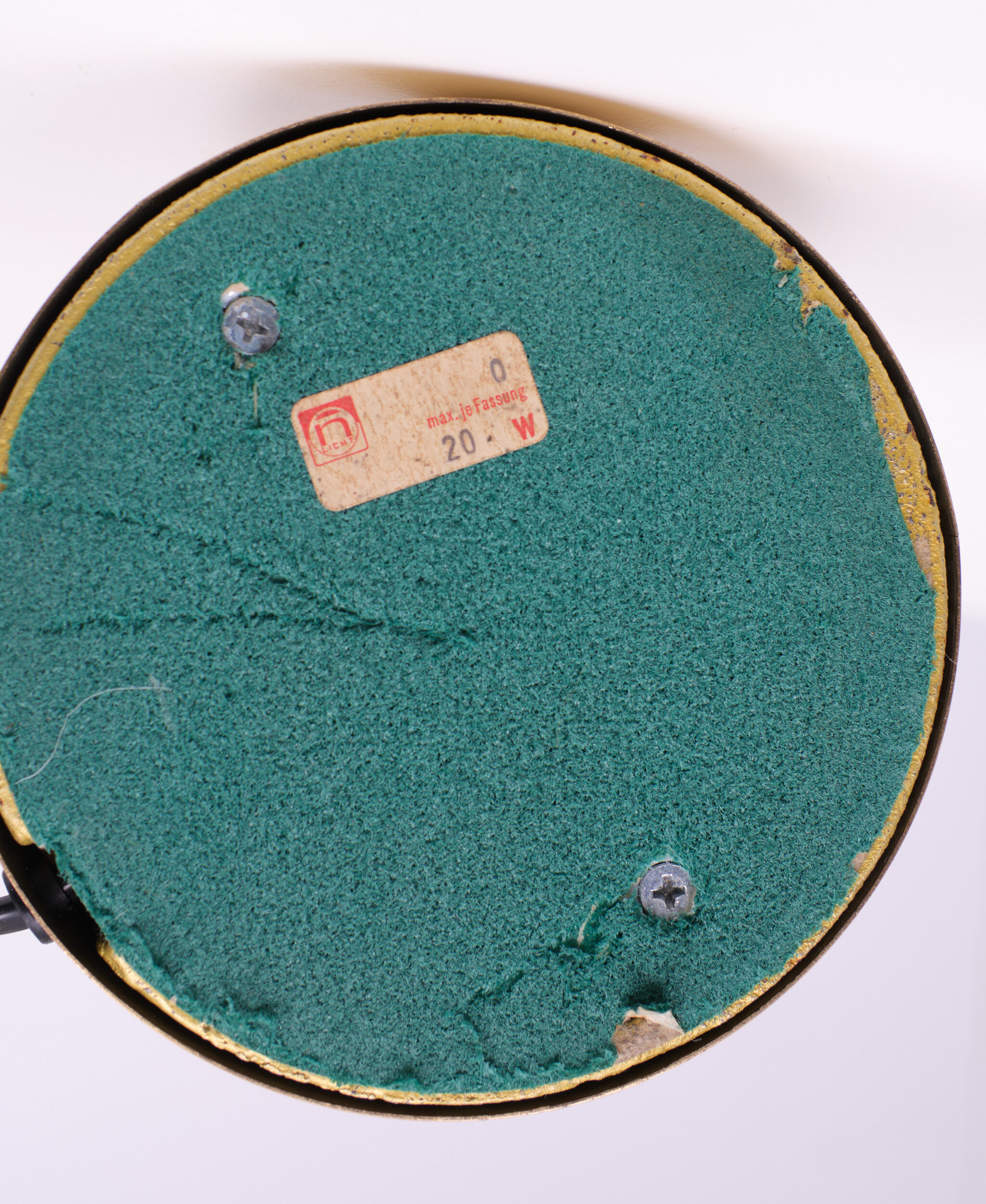 Small Brass Swing Arm Table Lamp 1970s Germany