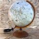 Old globe world map tecnodidattica beige