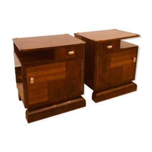 paire de chevets art deco