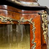 Old showcase of Martin varnish Louis XV style.