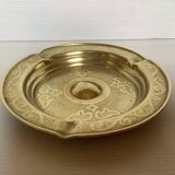 Empty baroque brass ashtray pocket