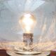 Mid-Century German Bulb Table Lamp from Doria Leuchten, 1970s