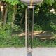 Lampadaire italien vintage effet marbre gris