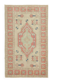 Turkish Vintage Anatolian Rug 139 cm x 226 cm