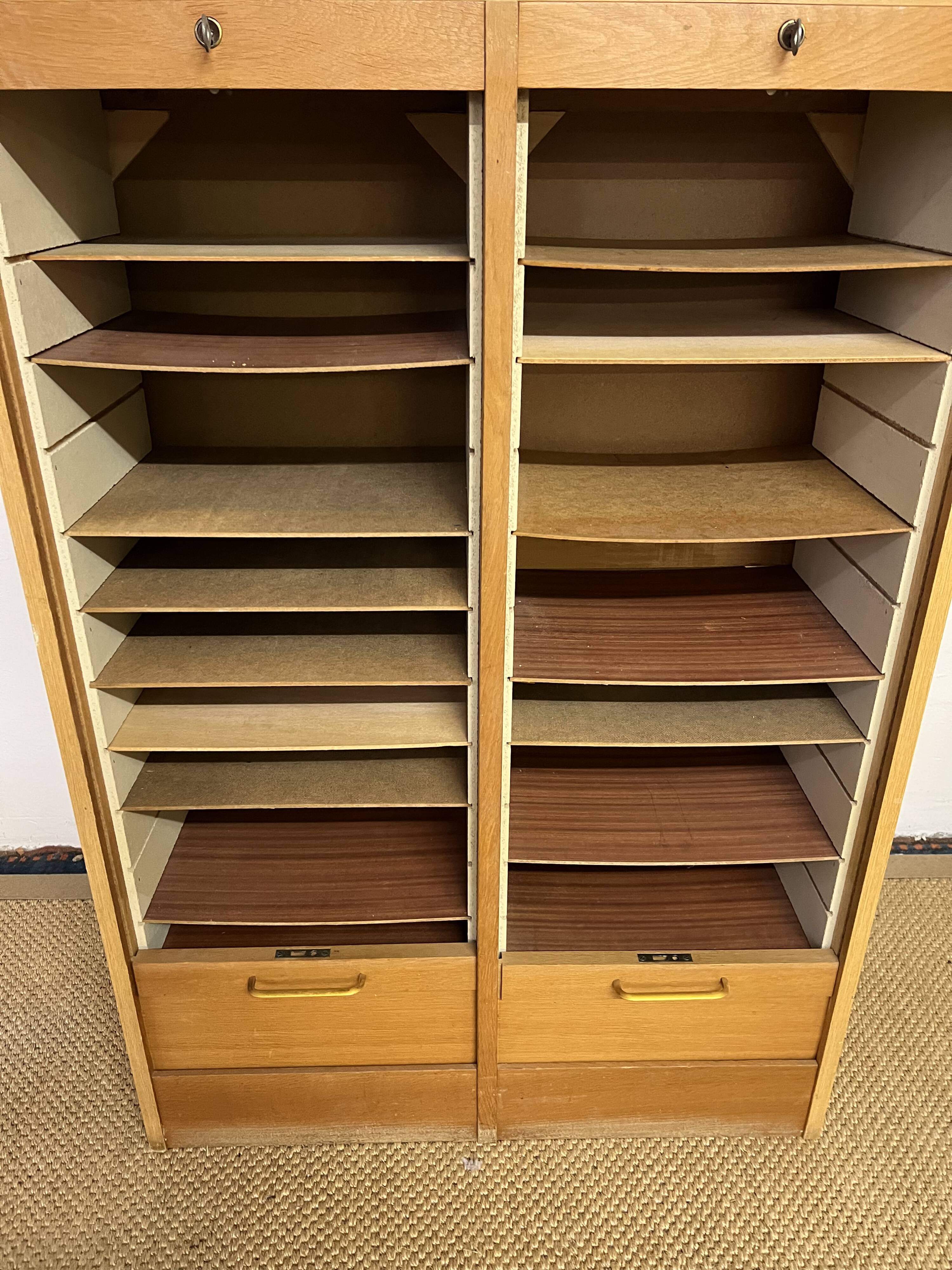 Double curtain binder