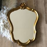 Baroque style mirror of the 70s - 62x46cm