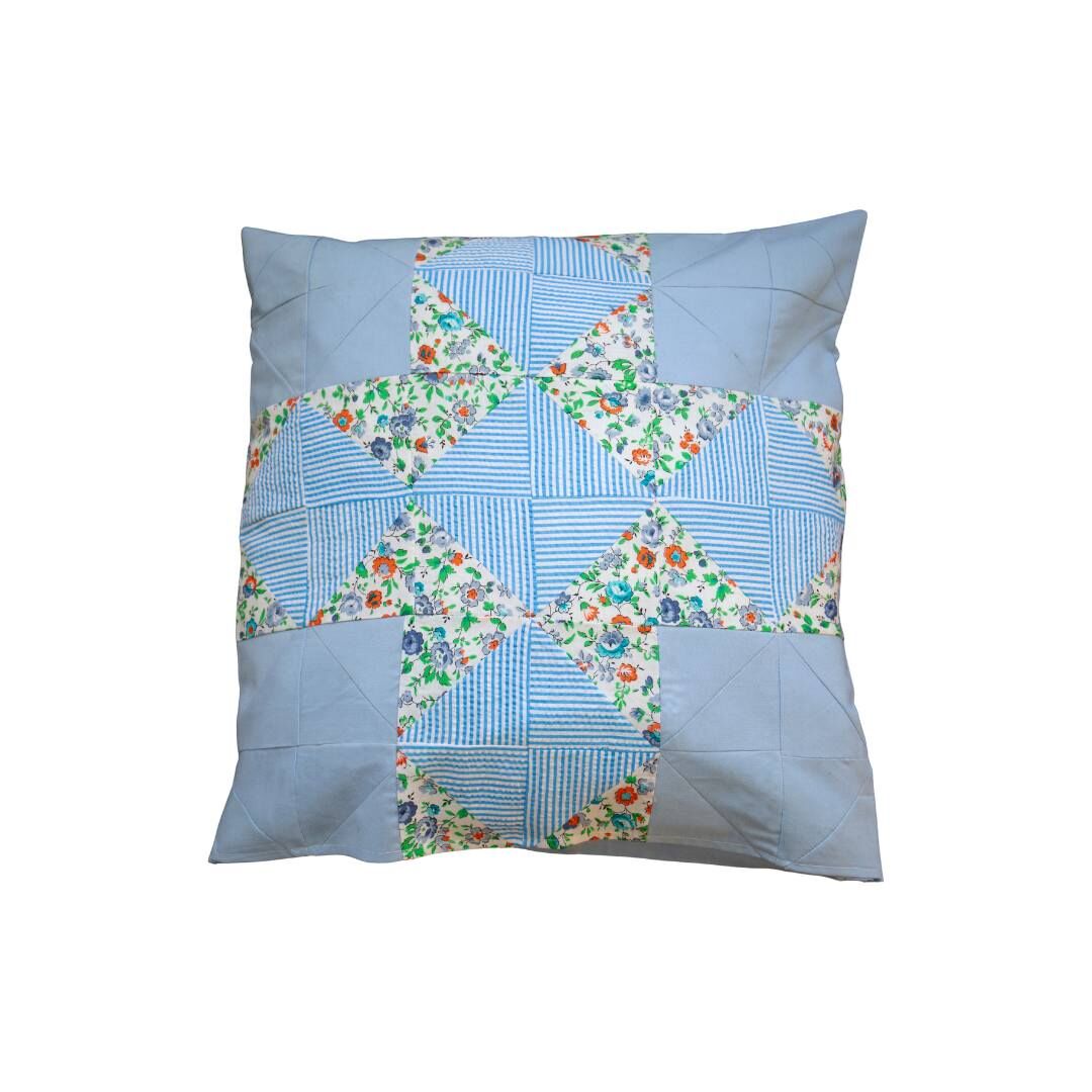 Upcycled Patchwork cushion cover