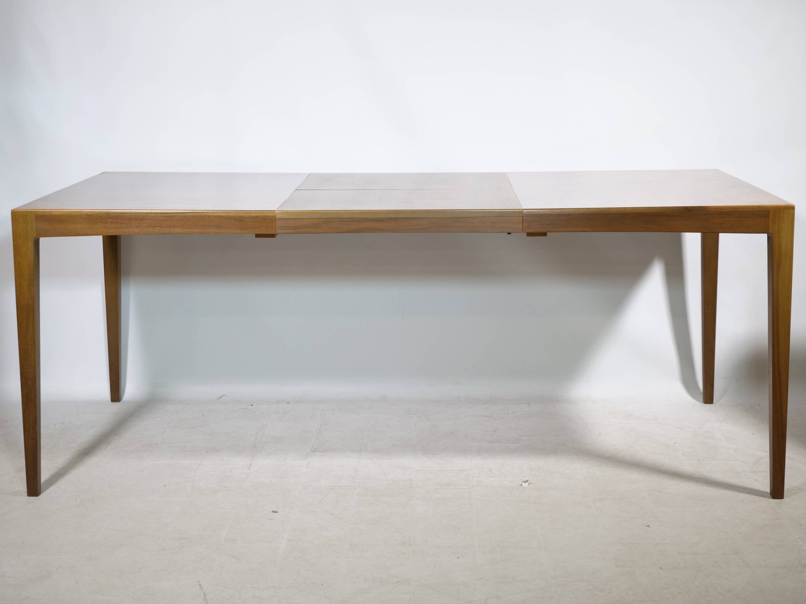 Extendable Walnut Dining Table by Hartmut Lohmeyer for Wilkhahn, 1960s