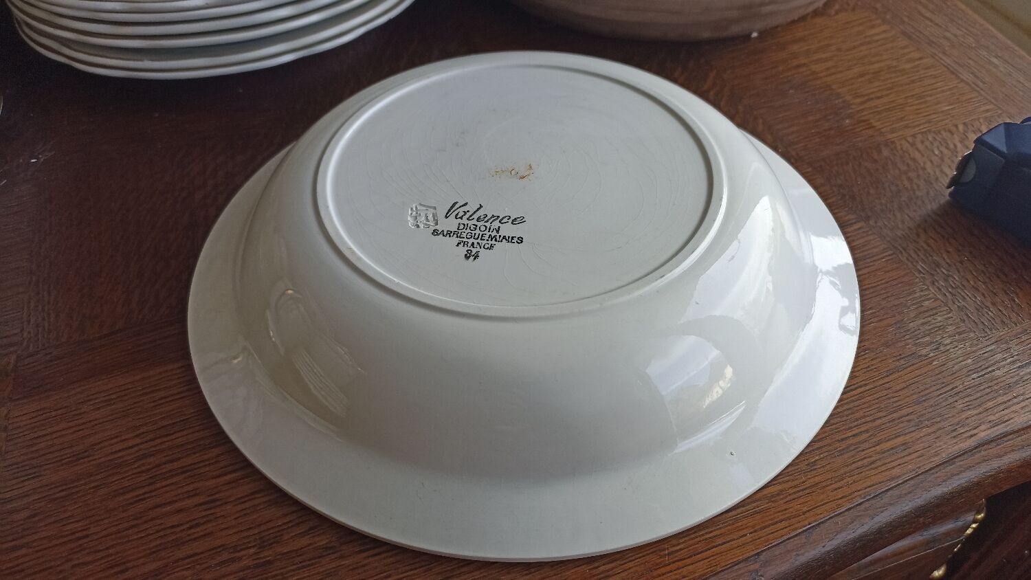 Hollow dish "Valence" by Digoin Sarreguemines