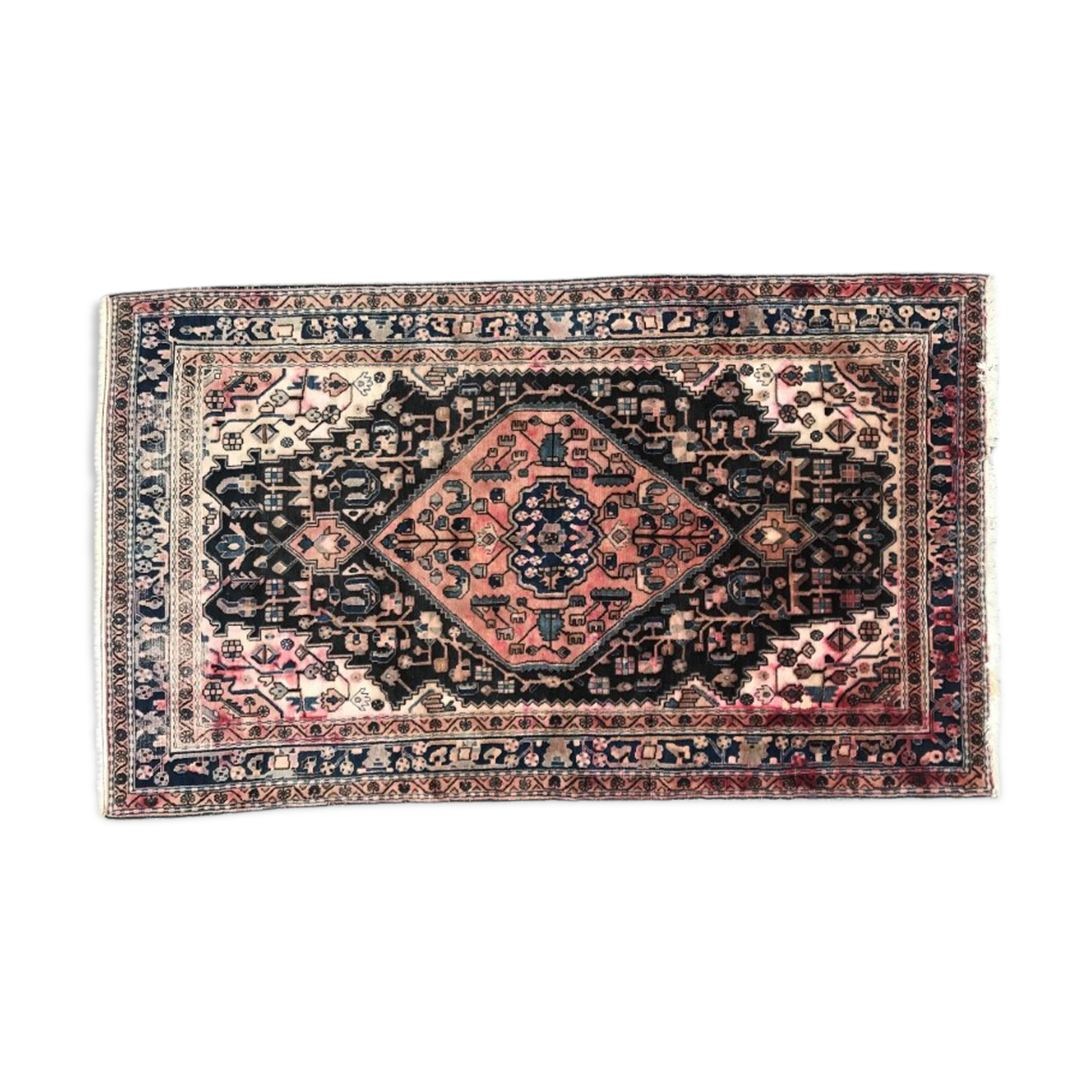 Carpet vintage Persian Hamadan done hand 155 X 262 CM