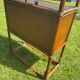 Vintage rattan bookshelf