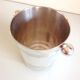 Silver metal ice bucket art deco style by Deschamps Freres