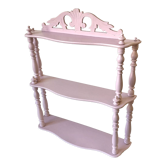 Etagère murale en bois sculpté