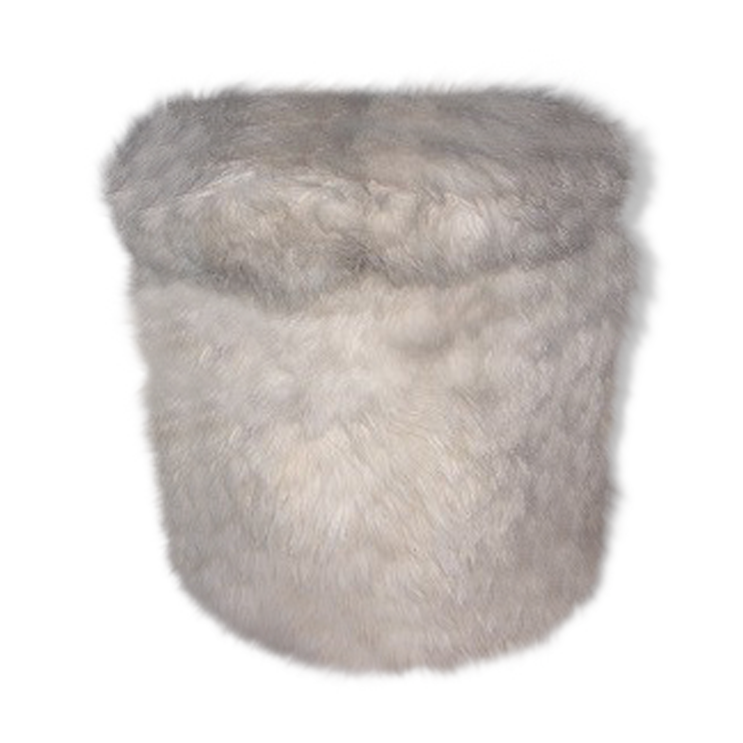 Vintage pouf moumoute