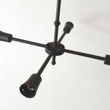 1970 vintage brutalist hanging lamp