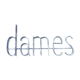 Former hairdresser sign "dames" in metal