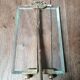 LOUIS XVI style beveled glass and brass photo holder
