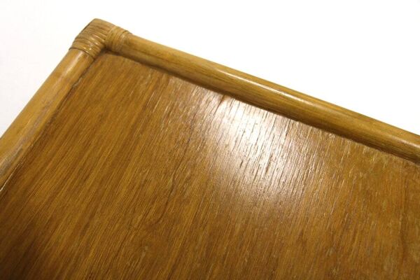 Set de 2 tables de chevet en rotin, Kenneth Bergenblad, Dux, Suède, 1960