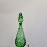 Green Empoli bubbles decanter