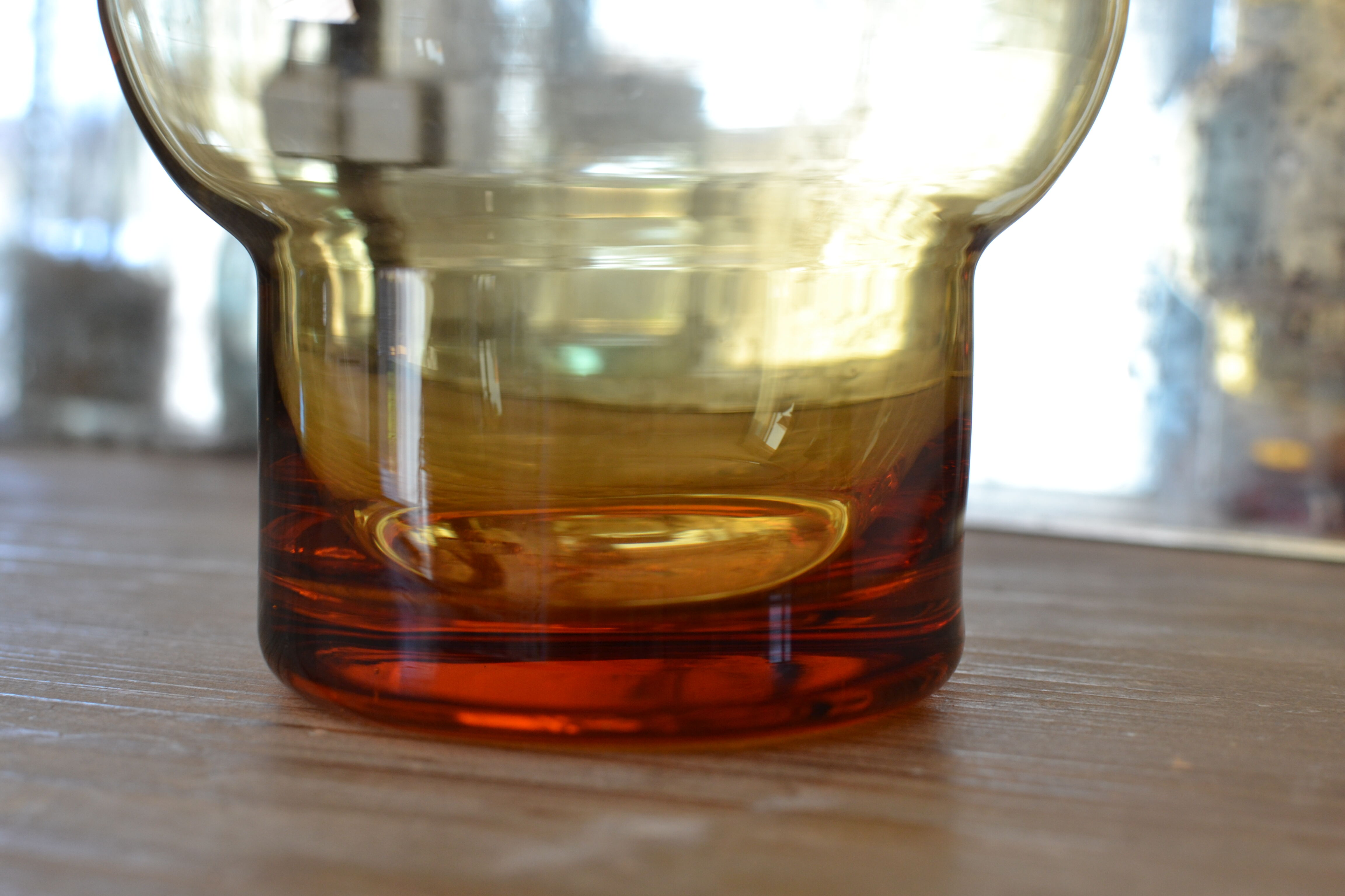 Amber yellow transparent candy