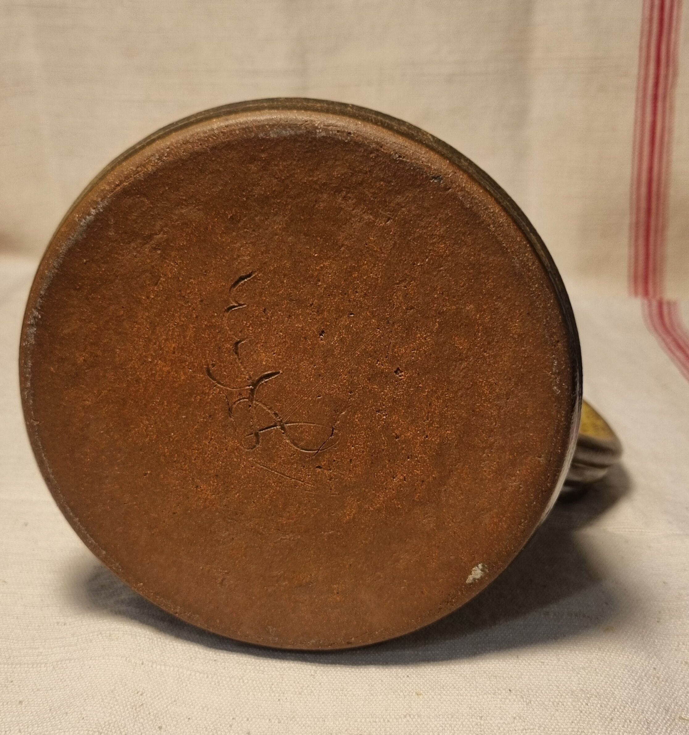 Terracotta brooch