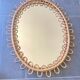 Rattan mirror 60s