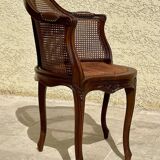 Louis XV Style Walnut Office Chair