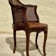 Louis XV Style Walnut Office Chair