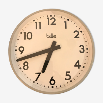 Brillie industrial clock 30 cm works vintage
