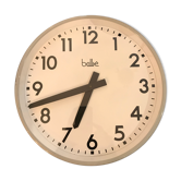 Brillie industrial clock 30 cm works vintage