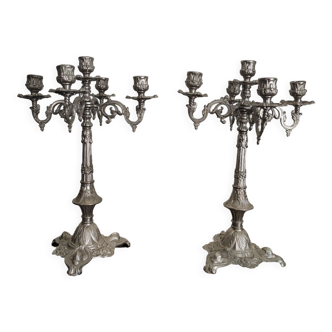 Paire de chandeliers