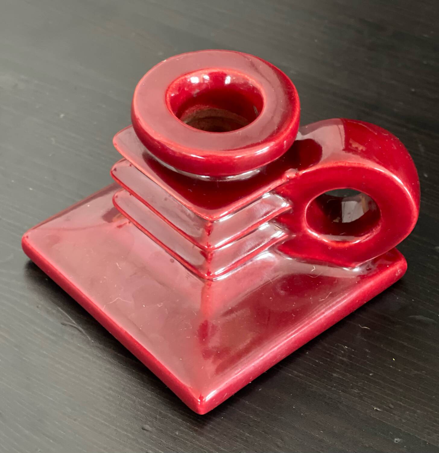 Art Bordeaux Ceramic Candle Holder