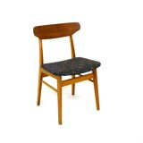 Set of 4 teak chairs, Denmark, 1960