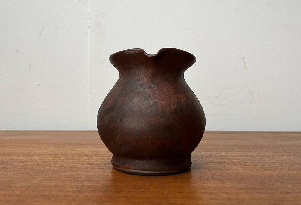 Mid-century minimalist vase pitcher by Hartwig Heyne Hoy Pottery, Germany, 1960s.