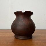 Mid-century minimalist vase pitcher by Hartwig Heyne Hoy Pottery, Germany, 1960s.