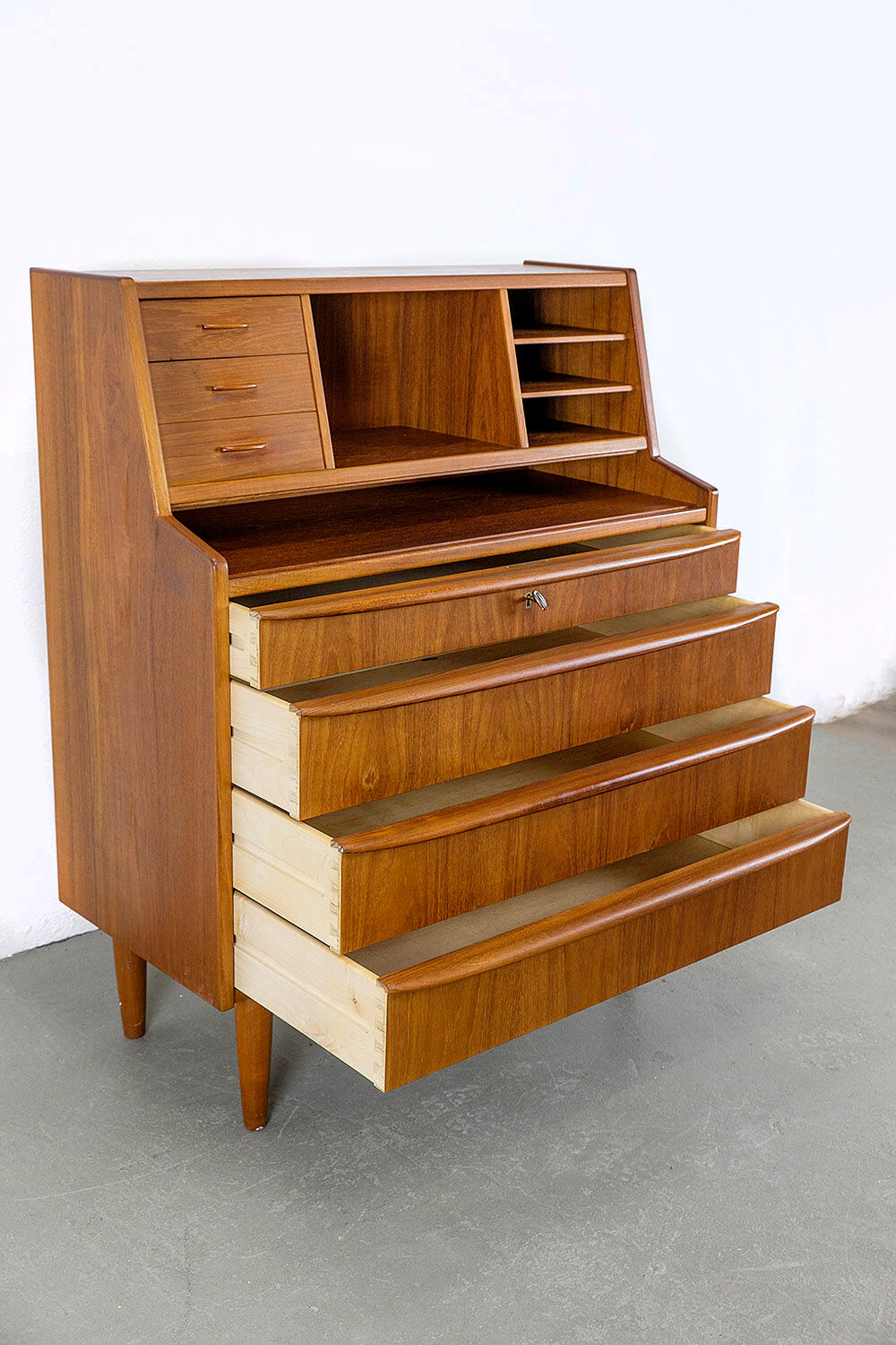 Teak Secretary by Christian Møller Möbelsnedkeri, 1960s