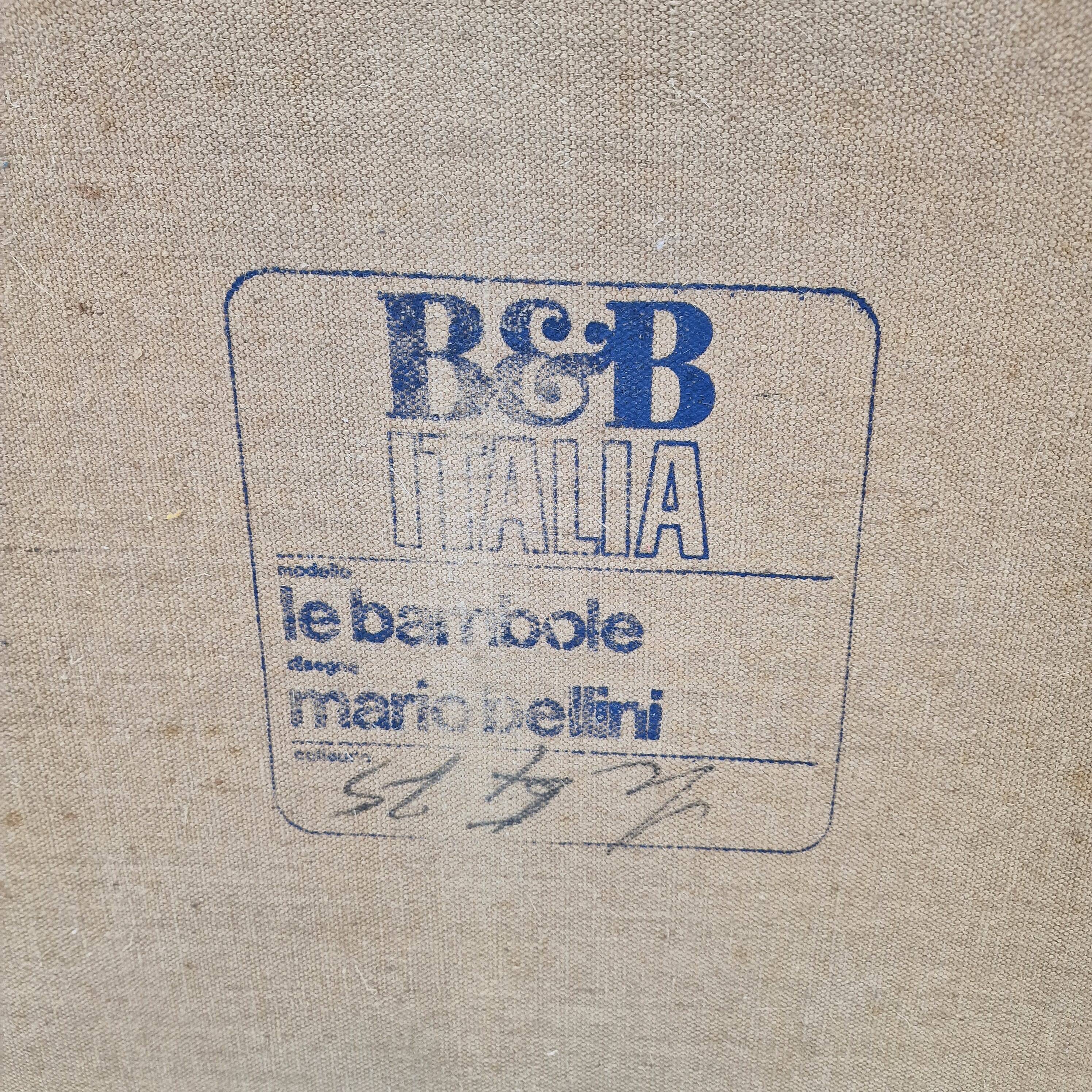B&B Italia “Le Bambole” Two-Seat Sofa – Design 1972 | Produced 1988