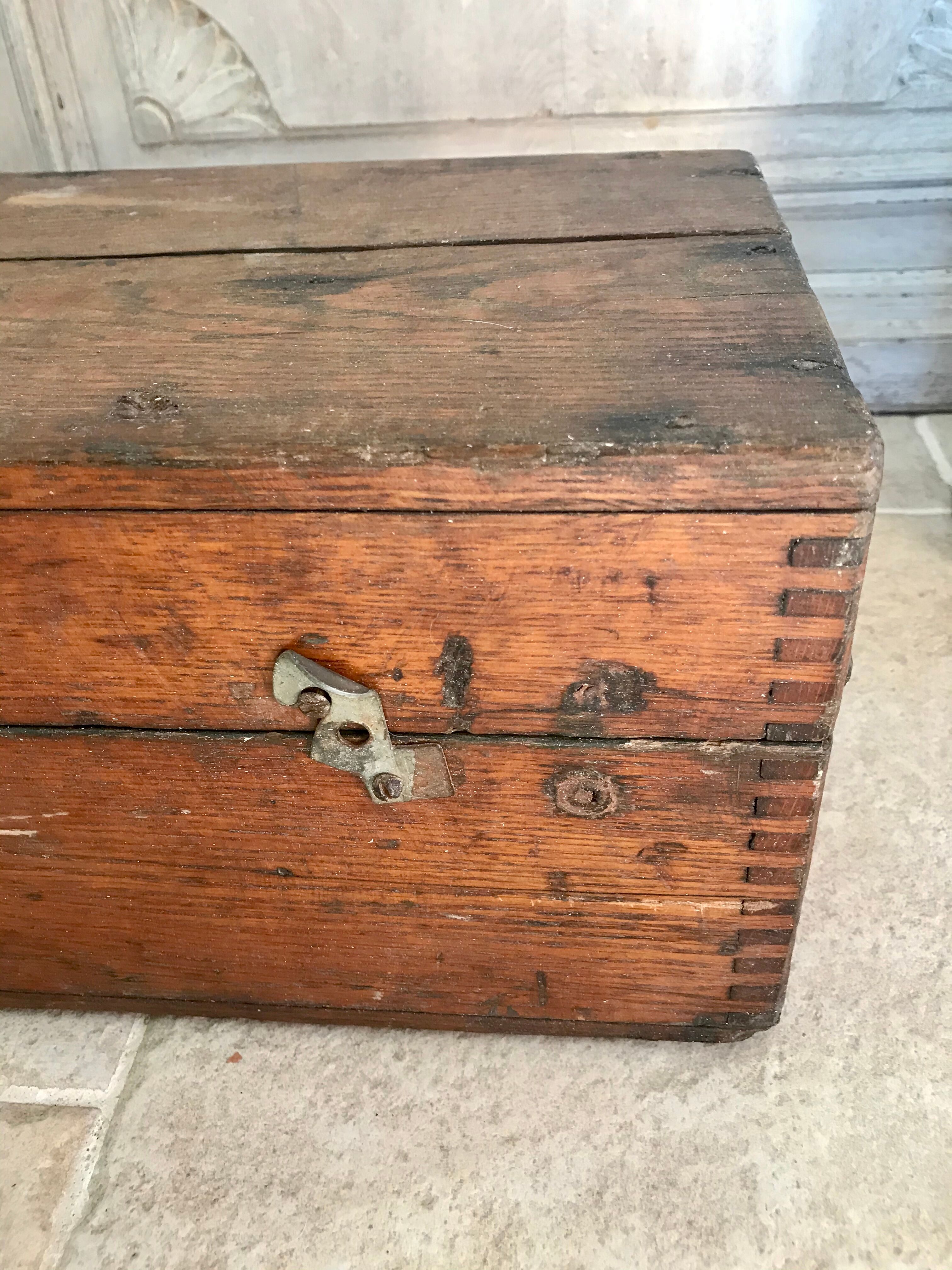 Vintage wooden crate