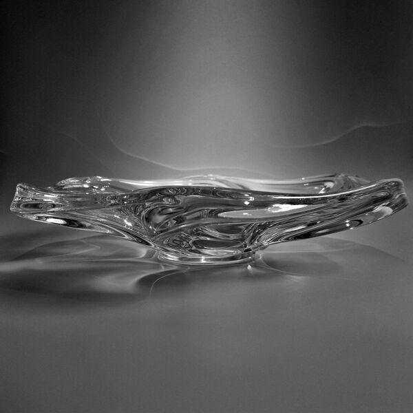 Grande Coupe Vintage • Cristal • Ateliers de Vannes-le-Châtel • 1970