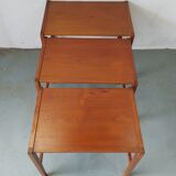 Solid teak pull out tables