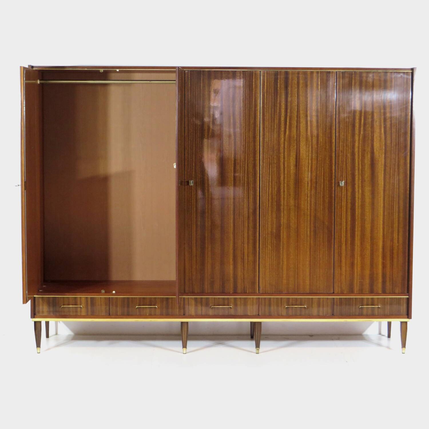 Vintage wardrobe in mid-century modern design, 1960s