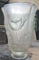 Czech Barolac vase molded by Joseph Inwald in satin glass from the 30s.