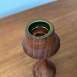 Danish Mid-Century Teak Candle Holder by Rasmussen Copenhagen, 1960s