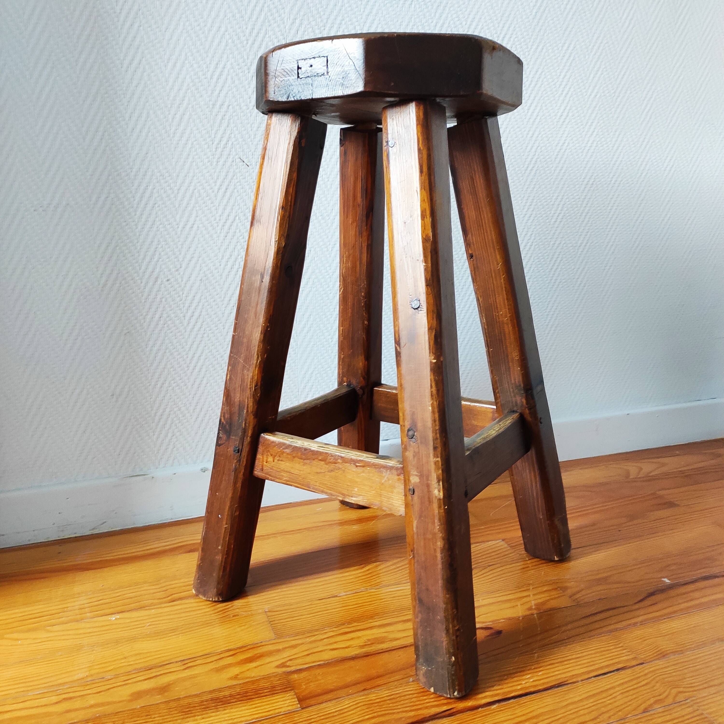 Vintage brutalist bar stools 1960/70