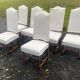 6 Louis XIII walnut chairs