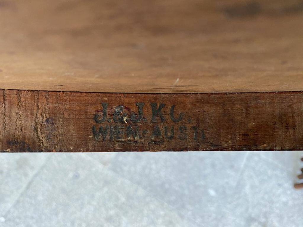 Oval table No. 960/2 by Josef Hoffmann for J.J. Kohn