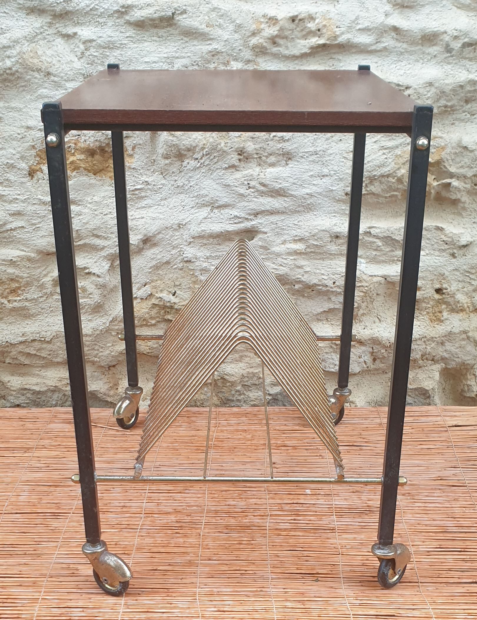 Table vintage et range vinyl