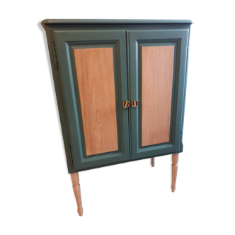 Wooden furniture on legs