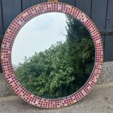Vintage ceramic mirror from the 1960s.
